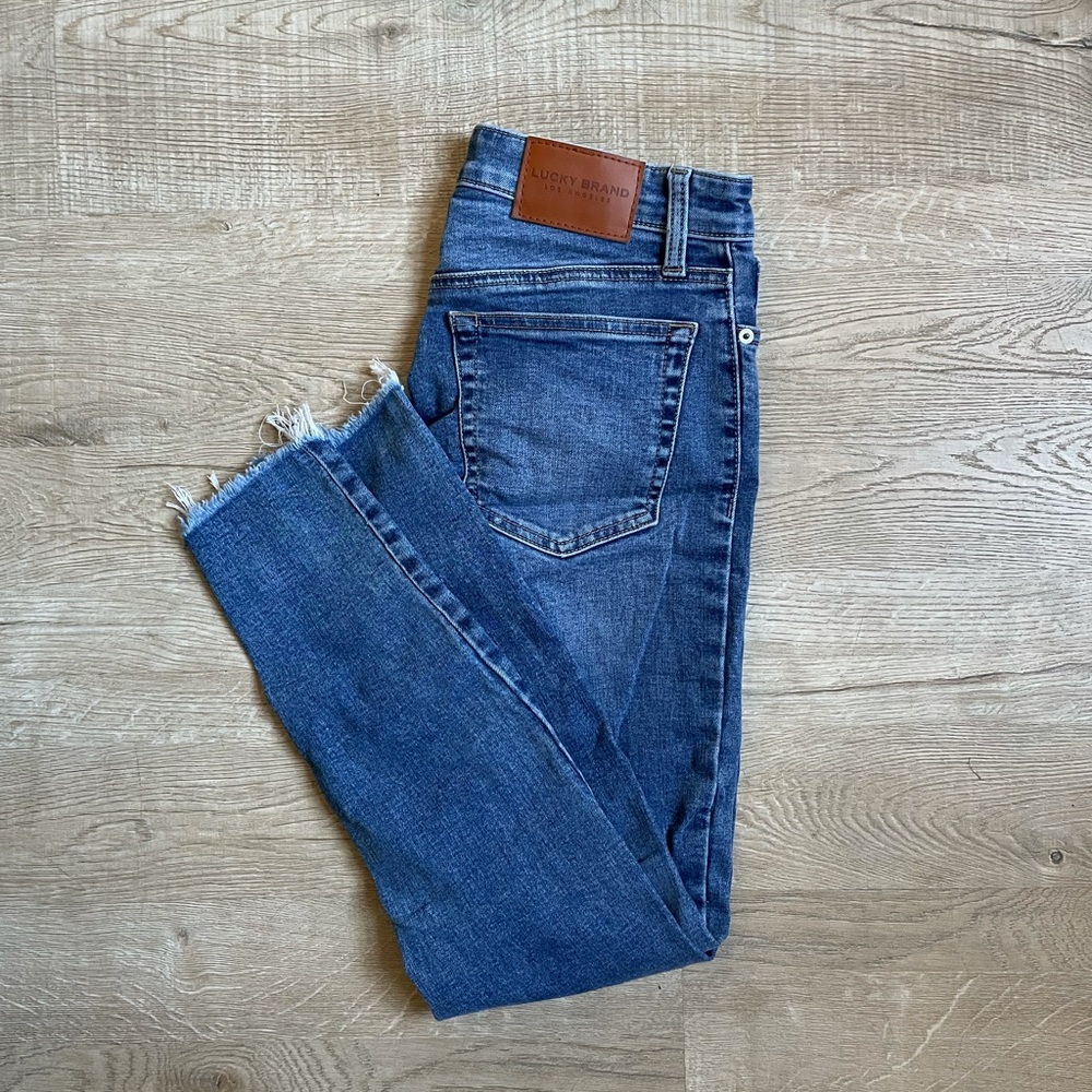 Lucky brand Bridgette high rise skinny jeans